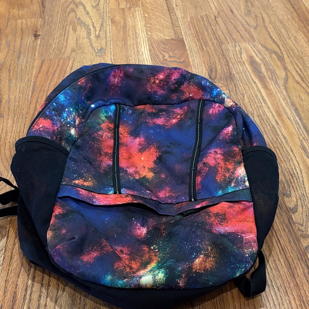 Galaxy Print Backpack